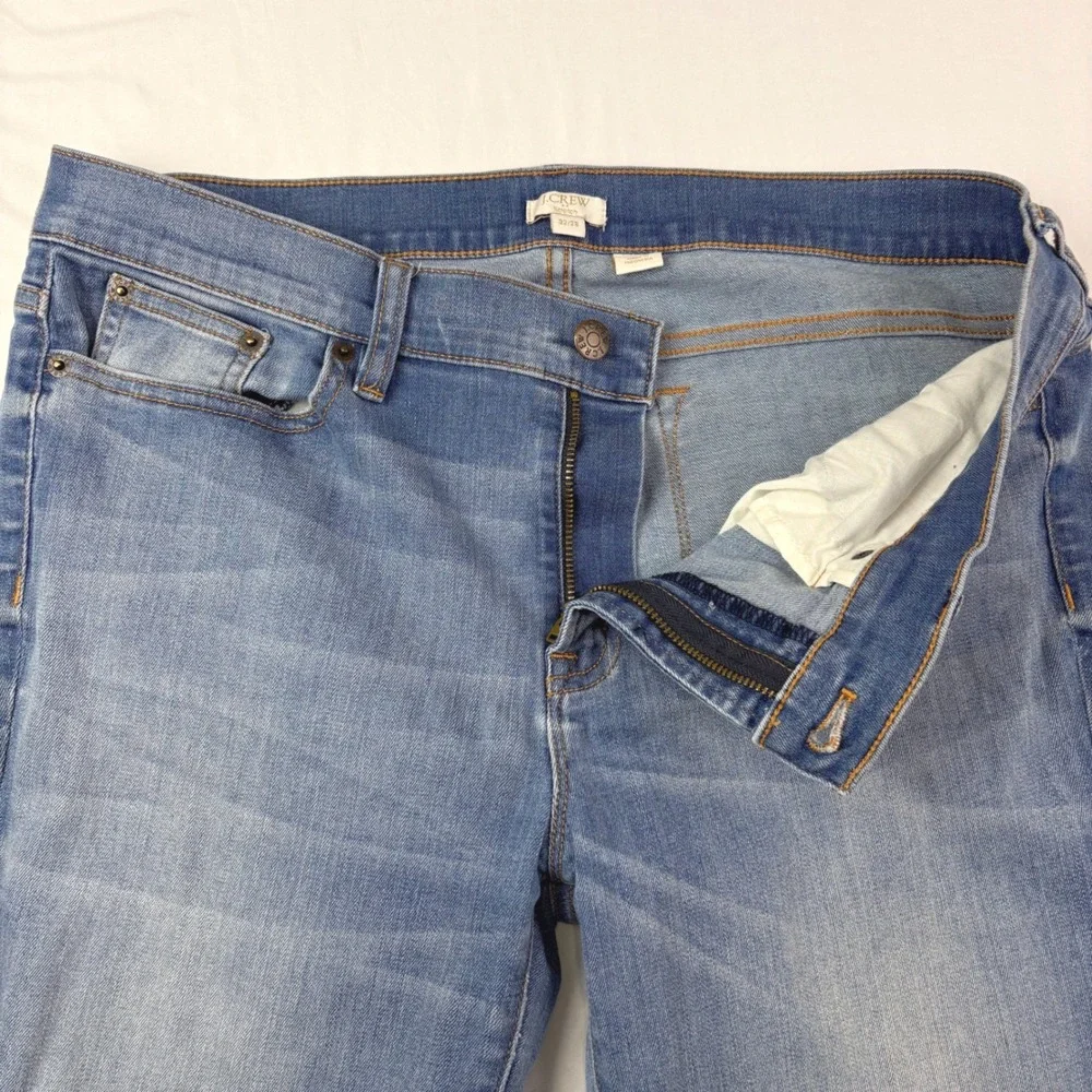 J.Crew 32/28 Blue Toothpick Skinny Jeans Denim Casual Everyday Classic C9202